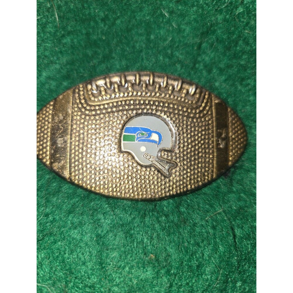 Vtg. 1981 Seattle Seahawks Belt Buckle (Y-8)